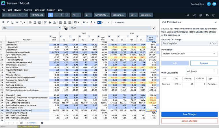 ClearFactr-Permissions-ProtectFormulaChain